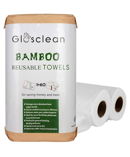 Reusable Paper Towels | Eco-Friendly Bamboo Paper Towels 2 Rolls